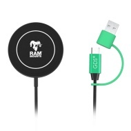 RAM® Qi2 15W-os vezeték nélküli töltő
