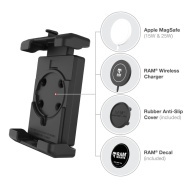 RAM® Quick-Grip™ Pro XL telefon és PDA tartó 1"-os golyóval és rezgéscsillapítóval