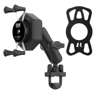 RAM® X-Grip® telefon tartó szett kormányra v. csőre Vibe-Safe™ adapterrel