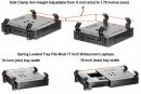 RAM Tough-Tray™ univerzális laptop tartó nagyobb rázkódásoknak kitett környezetre  (10-16" képernyő)