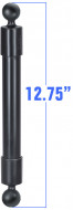 RAM® 32,4 cm-es PVC hosszabbító cső 1"-os golyókkal