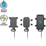 RAM® Tough-Charge™ X-Grip® Technológiás telefontartó, 15W vízálló vezeték nélküli töltővel