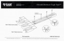 RAM® Tough-Track™ alumínium moduláris sín(rendszer), 17"