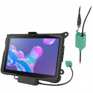 RAM® EZ-Roll'r™ Töltő és Dupla Adatkapcsolatos tartó bölcső Samsung Galaxy Tab® Active4 Pro-hoz