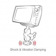RAM® lecsavarozható tartószerkezet a Humminbird Helix 8-9-10 és Solix 10 készülékekhez