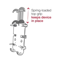 RAM® Quick-Grip™ XL telefontartó RAM® Tough-Strap™ kormányra szerelhető talppal