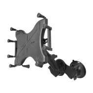 RAM® X-Grip® tablettartó 9"-11" tabletekhez Twist-Lock™ kettős tapadókoronggal és hosszú karral
