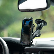 RAM Quick-Grip™ XL komplett telefontartó szett nagyméretű mobiltelefonokhoz szélvédőre vagy sík felületre (vákuumos rögzítéssel)
