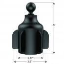 RAM Stubby™ italtartóba helyezhető bázis 1"-os golyóval