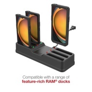 RAM® Skin™ védőtok Samsung Galaxy XCover7 telefonokhoz beépített ővcsipesszel