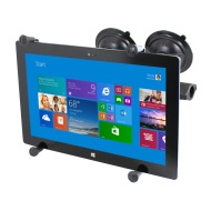 RAM® X-Grip® tablettartó 9"-11" tabletekhez Twist-Lock™ kettős tapadókoronggal és hosszú karral