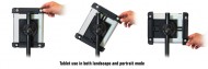 RAM® billentyűzet-kiegészítő tablet tartókhoz RAM® Roto-View™ adapterrel