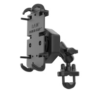 RAM® Quick-Grip™ XL telefontartó szett Vibe-Safe™ adapterrel kormányra v. csőre, rövid karral