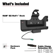 RAM® USB-C tápellátású dokkoló Samsung Tab Active4 Pro és Tab Active Pro készülékekhez