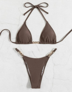 Costum de baie 2 piese BROWN