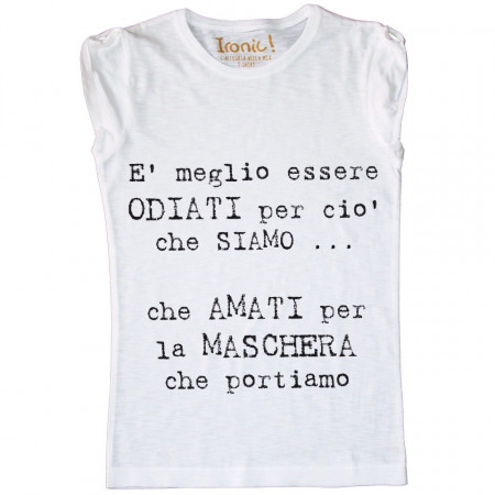 T-shirt SONO SINGLE PER LEGGITTIMA DIFESA Maglietta Frasi Divertenti Donna