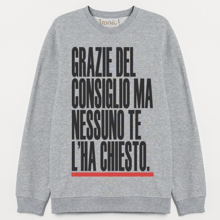 Trendyol Felpa Uomo Oversize Con Slogan | Girocollo Tuta, 80% Cotone, Nero, Modello Sfilata