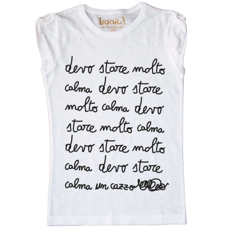 T-Shirt Donna Divertente 'Keep Calm Un Cazzo Mi STO Sposando' - Cotone Basic Vestibilità Comoda - Made In Italy