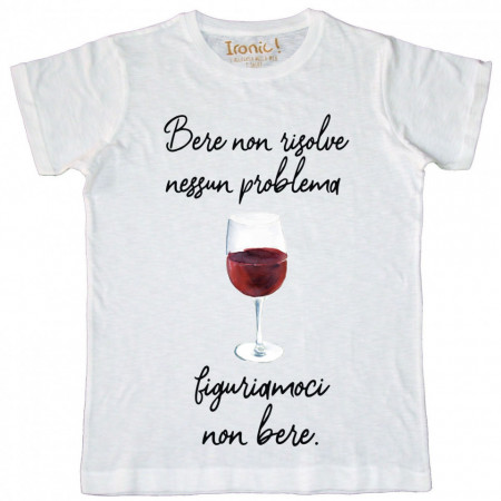 Maglia Uomo &quot;Bere non risolve nessun problema...&quot; - Img 1