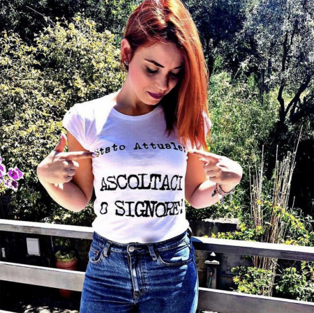 Maglia Donna "Stato Attuale: Ascoltaci o Signore"
