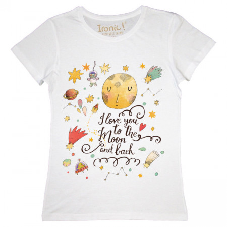 Maglia Donna "I love you to the moon and back"