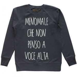 Felpa Donna "Menomale"