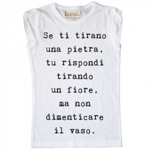 Maglia Donna Se ti tirano...