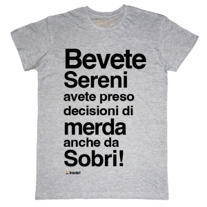 Maglia Uomo "Bevete sereni..." - Img 1