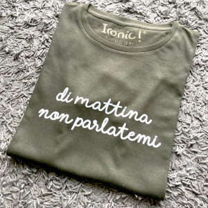 Maglia Uomo "Di mattina non parlatemi"