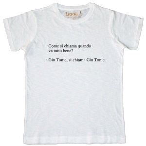 Maglia Uomo "Gin tonic, si chiama Gin tonic"
