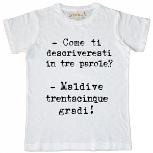 Maglia Uomo "Maldive 35 gradi"