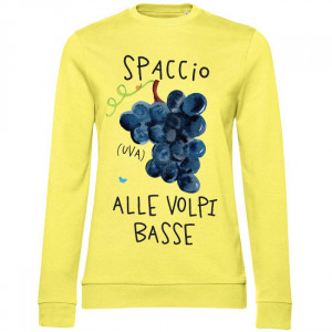 Felpa Donna "Spaccio uva alle volpi basse" - Img 2