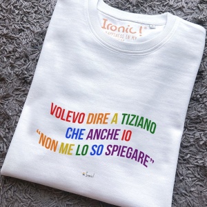 Felpa Donna "Volevo dire a Tiziano che anche io non me lo so spiegare" - Img 2