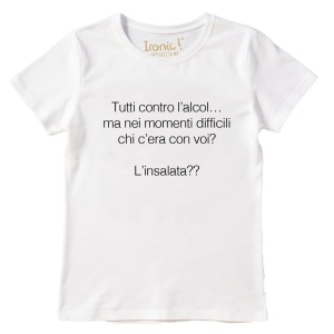 Maglia Donna "Tutti contro l'alcol..." - Img 2
