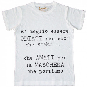 Maglia Uomo Meglio essere Odiati ...
