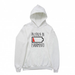 Felpa Cappuccio "Pazienza in esaurimento"