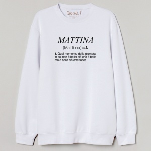 Felpa girocollo Donna "Mattina" - Img 2