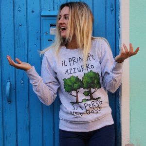 Felpa "Il principe azzurro si è perso nel bosco" - Img 2