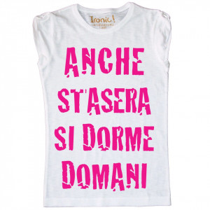 Maglia Donna "Anche Stasera" - Img 2