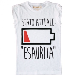 Maglia Donna"Esaurita" - Img 2
