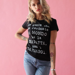 Maglia Donna "La Gente con la Cravatta" - Img 1