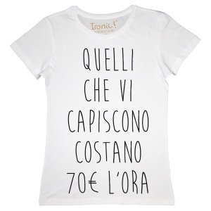 Maglia Donna "Quelli che vi capiscono"