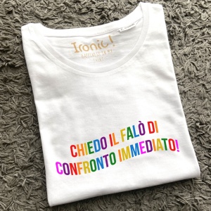 Maglia Donna "Chiedo il falò di confronto immediato"