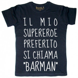 Maglia Uomo Il mio Supereroe Preferito ...
