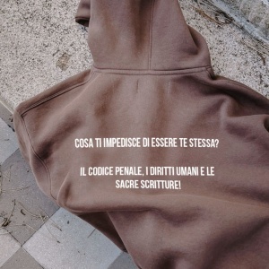 Felpa Cappuccio "Cosa ti impedisce"
