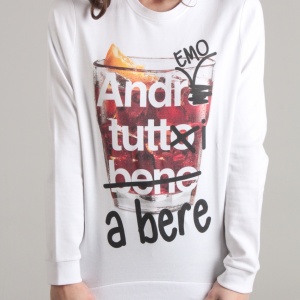 Felpa Donna "Andremo tutti a bere!" - Img 2