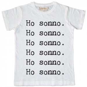 Maglia Bambino "Ho sonno"