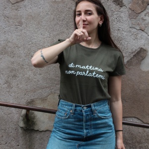 Maglia Donna "Di mattina non parlatemi" - Img 2
