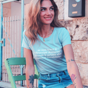 Maglia Donna "Se non trovi il Principe Azzurro prendi il primo che capita e vernicialo" - Img 2