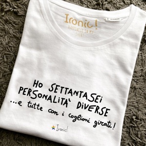 Maglia Donna "Settantasei personalità diverse"